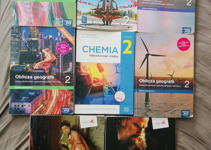 Grajewo ogłoszenia: Sprzedam książki do 2 klasy technikum. Książki są w bardzo...